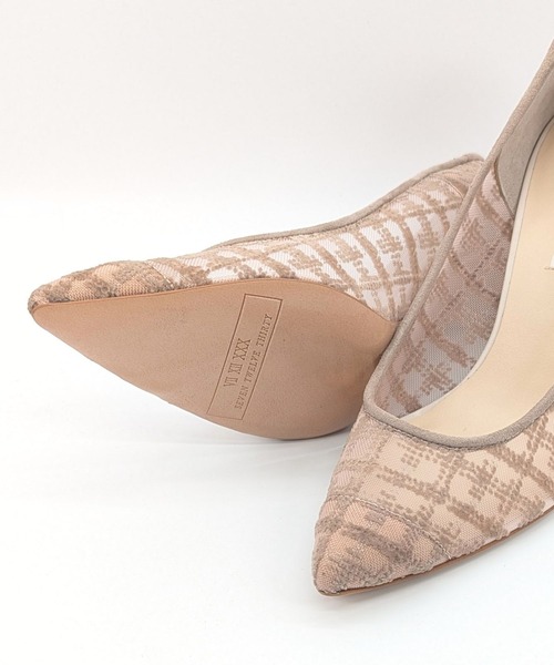 SEVEN TWELVE THIRTY（セヴントゥエルヴサーティー）の「スティレットヒール柄チュールパンプス（パンプス・レディース・ブラック系その他/ベージュ系その他・22.5cm/22cm/24.5cm/24cm/23.5cm/23cm）」の7枚目の写真