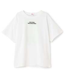 PINK-latte（ピンクラテ）の「【デイリープライス】【ピンクマテ・綿100%】発泡バックロゴ半袖T（Tシャツ/カットソー）」