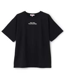 PINK-latte（ピンクラテ）の「【デイリープライス】【ピンクマテ・綿100%】発泡バックロゴ半袖T（Tシャツ/カットソー）」