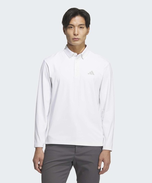 adidas(アディダス)の「メンズ COLD. RDY 長袖ポロシャツ 【adidas Golf/アディダスゴルフ】(ポロシャツ・メンズ・ホワイト・XX-LARGE/LARGE/X-LARGE/MEDIUM/SMALL)」の1枚目の写真