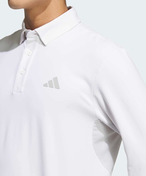 adidas(アディダス)の「メンズ COLD. RDY 長袖ポロシャツ 【adidas Golf/アディダスゴルフ】(ポロシャツ・メンズ・ホワイト・XX-LARGE/LARGE/X-LARGE/MEDIUM/SMALL)」の4枚目の写真
