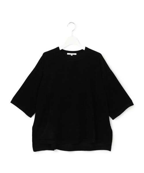 23区 S(ニジュウサンクチイサイサイズ)の「マットベロア ニットプルオーバー(ニット/セーター・レディース・ブラック系/スカイブルー系/ダークブラウン系・32)」の8枚目の写真