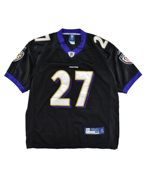 Reebok(リーボック)の「【USED】Reebok “NFL Baltimore Ravens #27” ゲームシャツ(Tシャツ/カットソー・メンズ・ブラック・LARGE)」の1枚目の写真