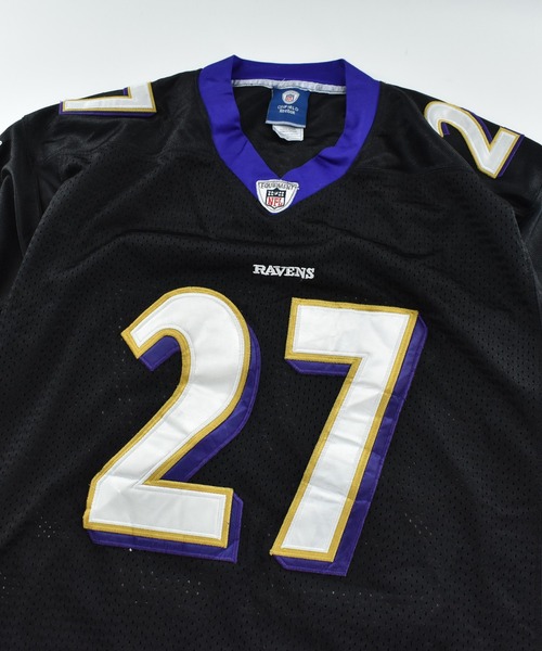 Reebok(リーボック)の「【USED】Reebok “NFL Baltimore Ravens #27” ゲームシャツ(Tシャツ/カットソー・メンズ・ブラック・LARGE)」の2枚目の写真