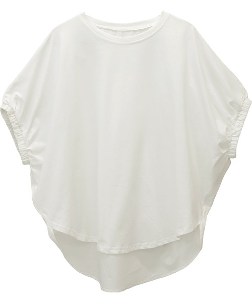 Aletta vita(アレッタビータ)の「異素材切替ドルマンプルオーバー(Tシャツ/カットソー・レディース・オフホワイト/ブラック・FREE)」の12枚目の写真