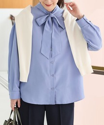 2wayボウタイブラウス