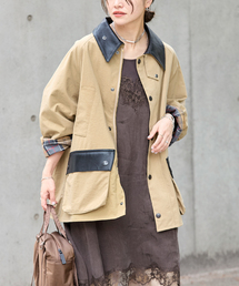 別注【BARBOUR×JOURNAL STANDARD】 OS BEDALE with Leather