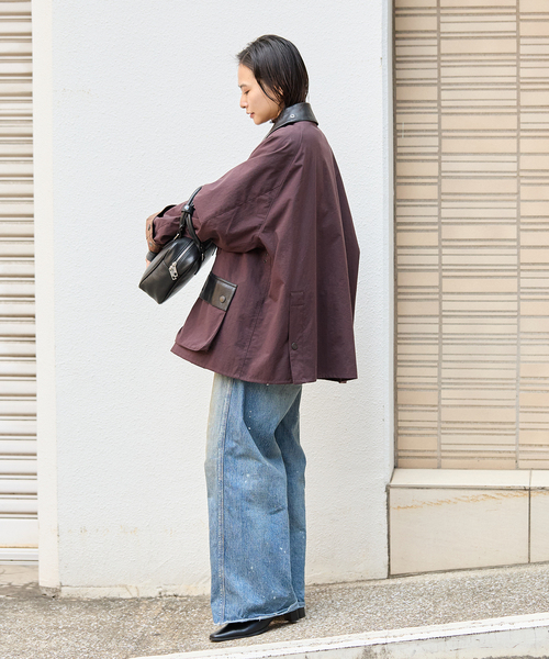 Barbour(バブアー)の「別注【BARBOUR×JOURNAL STANDARD】 OS BEDALE with Leather(その他アウター・レディース・ブラウン/ベージュ/ブラック・MEDIUM/LARGE)」の13枚目の写真