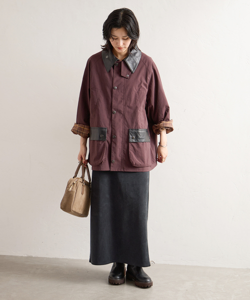 Barbour(バブアー)の「別注【BARBOUR×JOURNAL STANDARD】 OS BEDALE with Leather(その他アウター・レディース・ブラウン/ベージュ/ブラック・MEDIUM/LARGE)」の15枚目の写真