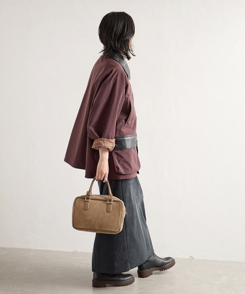 Barbour(バブアー)の「別注【BARBOUR×JOURNAL STANDARD】 OS BEDALE with Leather(その他アウター・レディース・ブラウン/ベージュ/ブラック・MEDIUM/LARGE)」の16枚目の写真