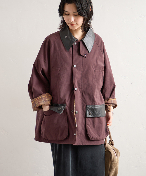 Barbour(バブアー)の「別注【BARBOUR×JOURNAL STANDARD】 OS BEDALE with Leather(その他アウター・レディース・ブラウン/ベージュ/ブラック・MEDIUM/LARGE)」の17枚目の写真