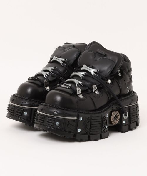 NEW ROCK(ニューロック)の「NEW ROCK/ニューロック/M-TANK006C-S1(ブーツ・メンズ・ブラック・44/42/43/41)」の11枚目の写真