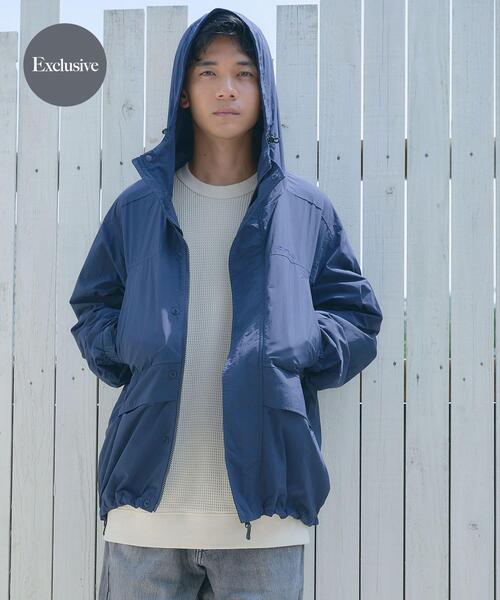 Snow Peak(スノーピーク)の「『別注』Snow Peak Apparel×DOORS NYLON TUSSAH PARKA(その他アウター・メンズ・チャコールグレー/ネイビー/ブラック・MEDIUM/LARGE/X-LARGE)」の3枚目の写真