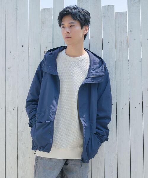 Snow Peak(スノーピーク)の「『別注』Snow Peak Apparel×DOORS NYLON TUSSAH PARKA 26AW(その他アウター・メンズ・チャコールグレー/ネイビー/ブラック・MEDIUM/LARGE/X-LARGE)」の4枚目の写真