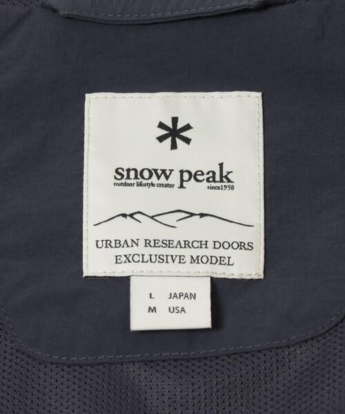 Snow Peak(スノーピーク)の「『別注』Snow Peak Apparel×DOORS NYLON TUSSAH PARKA 26AW(その他アウター・メンズ・チャコールグレー/ネイビー/ブラック・MEDIUM/LARGE/X-LARGE)」の22枚目の写真