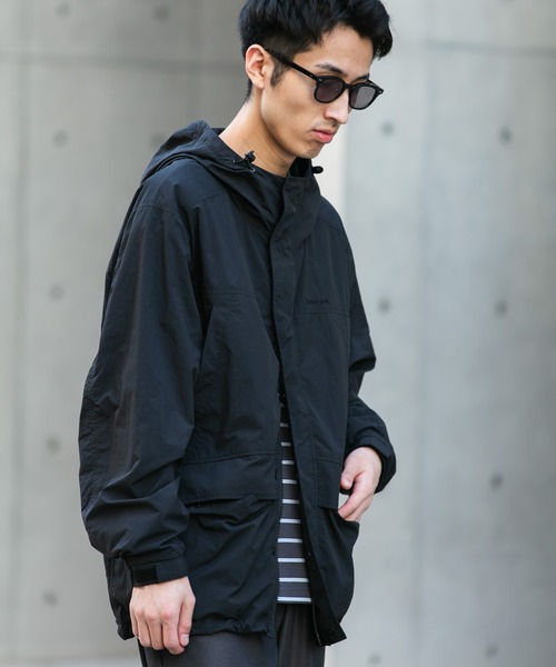 Snow Peak(スノーピーク)の「『別注』Snow Peak Apparel×DOORS NYLON TUSSAH PARKA(その他アウター・メンズ・チャコールグレー/ネイビー/ブラック・MEDIUM/LARGE/X-LARGE)」の4枚目の写真