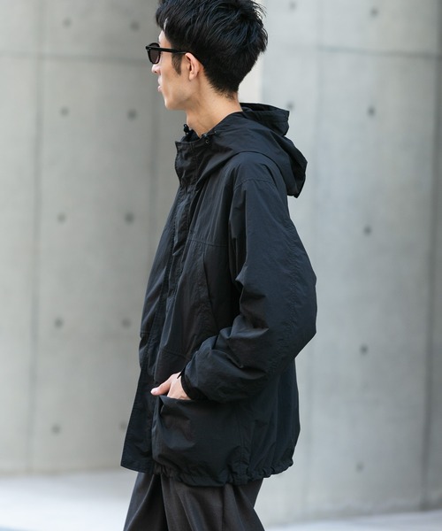 Snow Peak(スノーピーク)の「『別注』Snow Peak Apparel×DOORS NYLON TUSSAH PARKA(その他アウター・メンズ・チャコールグレー/ネイビー/ブラック・MEDIUM/LARGE/X-LARGE)」の7枚目の写真