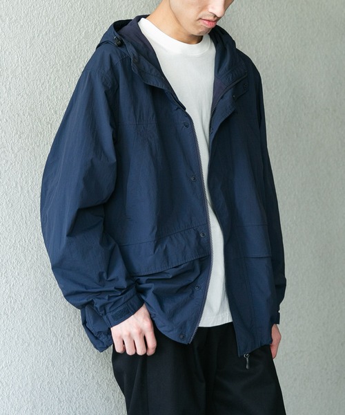 Snow Peak(スノーピーク)の「『別注』Snow Peak Apparel×DOORS NYLON TUSSAH PARKA(その他アウター・メンズ・チャコールグレー/ネイビー/ブラック・MEDIUM/LARGE/X-LARGE)」の16枚目の写真