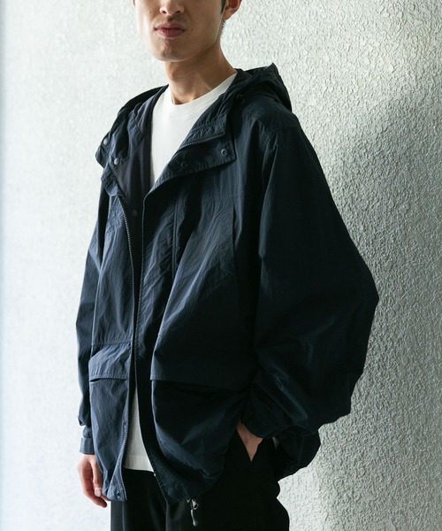 Snow Peak(スノーピーク)の「『別注』Snow Peak Apparel×DOORS NYLON TUSSAH PARKA(その他アウター・メンズ・チャコールグレー/ネイビー/ブラック・MEDIUM/LARGE/X-LARGE)」の20枚目の写真