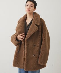 ＜WEB限定カラーあり＞【THE PAUSE】ボアダブルコート