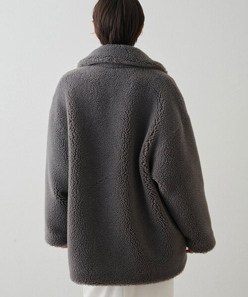 THE PAUSE(ザ ポーズ)の「<WEB限定カラーあり>【THE PAUSE】ボアダブルコート(その他アウター・レディース・ブラウン/ライトベージュ/ダークブラウン/チャコールグレー・FREE)」の20枚目の写真