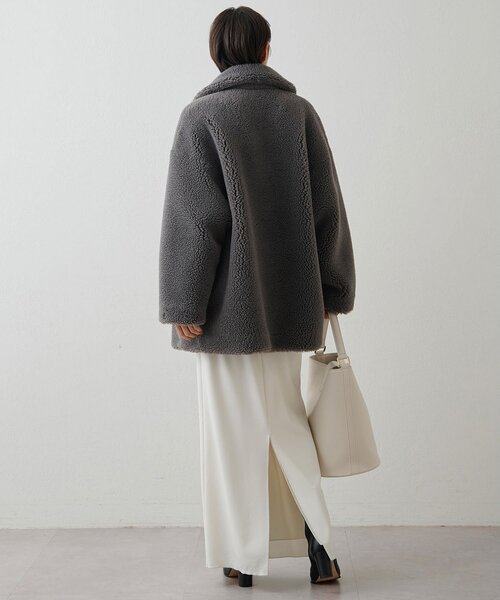 THE PAUSE(ザ ポーズ)の「<WEB限定カラーあり>【THE PAUSE】ボアダブルコート(その他アウター・レディース・ブラウン/ライトベージュ/ダークブラウン/チャコールグレー・FREE)」の19枚目の写真