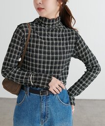 【WEB限定】アソートストレッチボトルネックプルオーバー