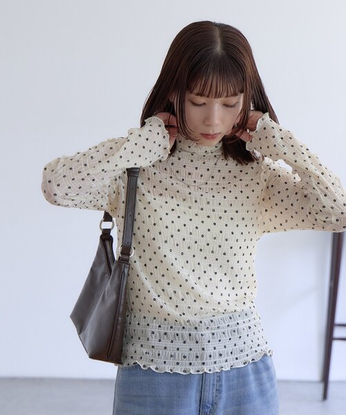 DISCOAT(ディスコート)の「【WEB限定】アソートストレッチボトルネックプルオーバー(Tシャツ/カットソー・レディース・ホワイト系その他3/ホワイト系その他/ブラック系その他/ブラック系その他3/ホワイト系その他2/ブラック系その他2・FREE)」の10枚目の写真