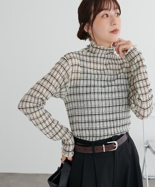 DISCOAT(ディスコート)の「【WEB限定】アソートストレッチボトルネックプルオーバー(Tシャツ/カットソー・レディース・ホワイト系その他3/ホワイト系その他/ブラック系その他/ブラック系その他3/ホワイト系その他2/ブラック系その他2・FREE)」の15枚目の写真