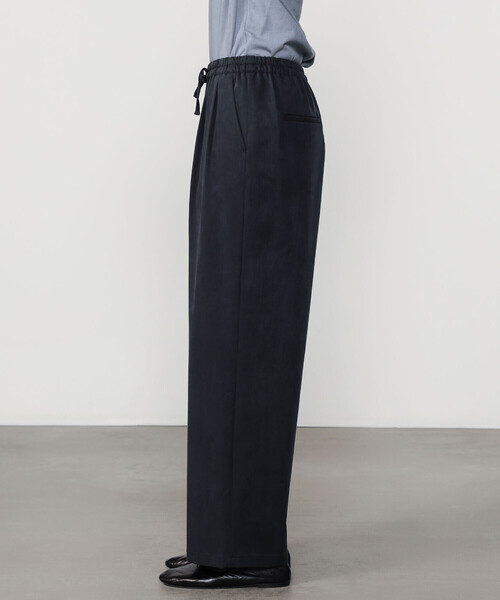Morris & Sons(モリスアンドサンズ)の「MORRIS & SONS | ワイドイージーパンツ WOMEN(その他パンツ・レディース・ブラック/グレー・1/0)」の9枚目の写真
