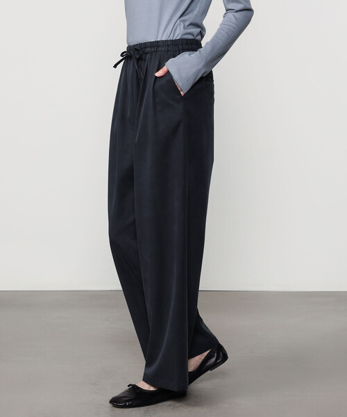 Morris & Sons(モリスアンドサンズ)の「MORRIS & SONS | ワイドイージーパンツ WOMEN(その他パンツ・レディース・ブラック/グレー・1/0)」の12枚目の写真