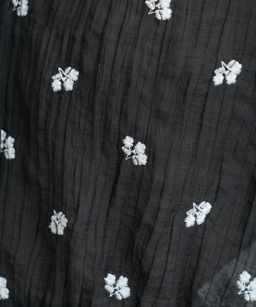 FREAK'S STORE(フリークスストア)の「花刺繍 シアーブラウス(シャツ/ブラウス・レディース・ブラウン/ブラック/オフホワイト・フリ-)」の19枚目の写真