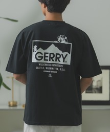【SIDEWAY STANCE×GERRY】別注コラボ 半袖 クマ プリント Tシャツ