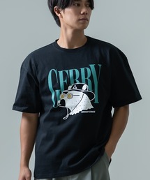 GERRY（ジェリー）の「【SIDEWAY STANCE×GERRY】別注コラボ 半袖 クマ プリント Tシャツ（Tシャツ/カットソー）」