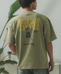 GERRY（ジェリー）の「【SIDEWAY STANCE×GERRY】別注コラボ 半袖 クマ プリント Tシャツ（Tシャツ/カットソー）」