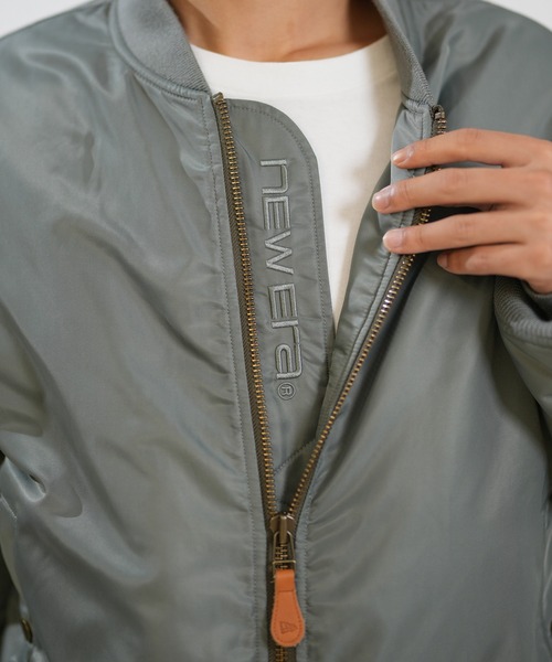 NEW ERA(ニューエラ)の「NEW ERA/ニューエラ MA-1ジャケット 15129334/15129335(MA-1・メンズ・オリーブ/ブラック・XXL/XL/L/M)」の22枚目の写真