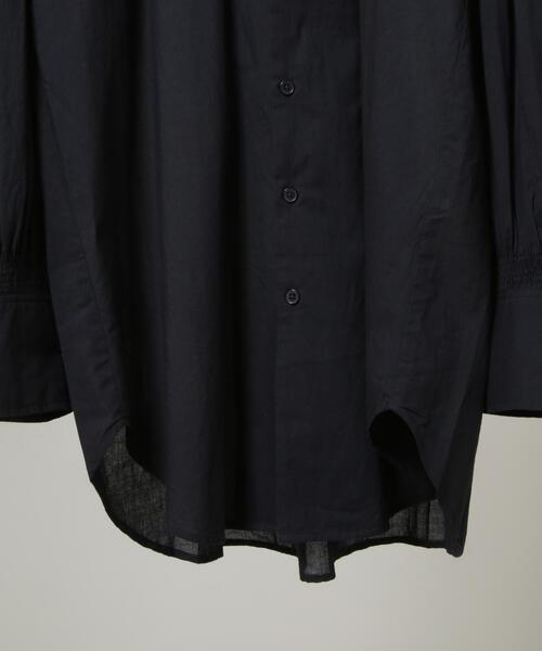 crinkle crinkle crinkle(クリンクルクリンクルクリンクル)の「crinkle crinkle crinkle/cotton frill collar shirts(シャツ/ブラウス・レディース・ブラック/ホワイト・FREE)」の6枚目の写真