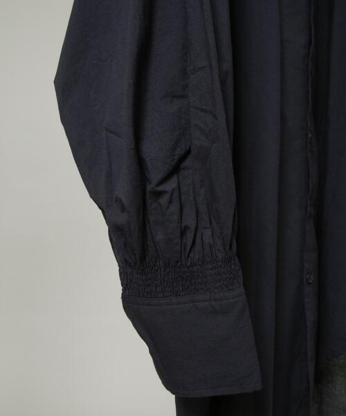 crinkle crinkle crinkle(クリンクルクリンクルクリンクル)の「crinkle crinkle crinkle/cotton frill collar shirts(シャツ/ブラウス・レディース・ブラック/ホワイト・FREE)」の7枚目の写真