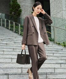 ポンチプリント ダブルジャケット ‐セットアップ対応・ウォッシャブル‐＜A DAY IN THE LIFE＞