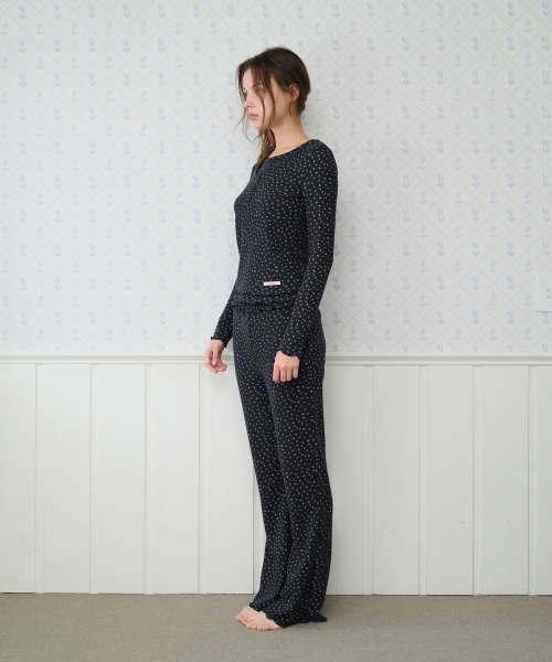 AMESWORLDWIDE（アメスワールドワイド）の「CLASSIC FLOWER BOOT CUT PANTS NAVY（その他パンツ・レディース・その他・SMALL/MEDIUM）」の6枚目の写真