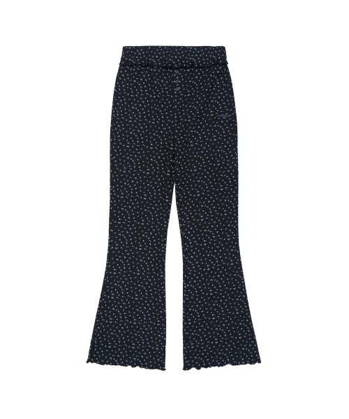 AMESWORLDWIDE（アメスワールドワイド）の「CLASSIC FLOWER BOOT CUT PANTS NAVY（その他パンツ・レディース・その他・SMALL/MEDIUM）」の3枚目の写真