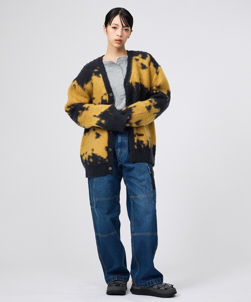 Gramicci(グラミチ)の「【Gramicci / グラミチ】MOHAIR CARDIGAN / モヘアカーディガン/ユニセックス(ニット/セーター・メンズ・イエロー系その他/ベージュ系その他・L/M)」の3枚目の写真