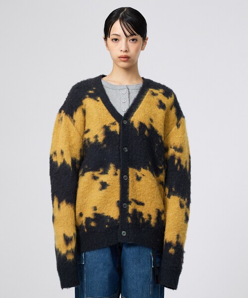 Gramicci(グラミチ)の「【Gramicci / グラミチ】MOHAIR CARDIGAN / モヘアカーディガン/ユニセックス(ニット/セーター・メンズ・イエロー系その他/ベージュ系その他・L/M)」の7枚目の写真
