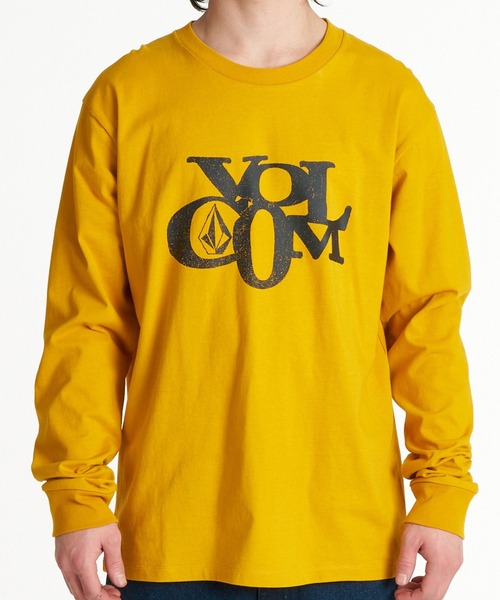 VOLCOM（ボルコム）の「VOLCOM メンズ BURDEN LS ロンT 【2026年秋冬モデル】/ボルコム長袖ロンT（Tシャツ/カットソー・メンズ・マスタード/ホワイト/チャコールグレー・MEDIUM/LARGE/X-LARGE）」の3枚目の写真