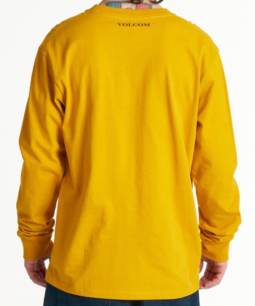 VOLCOM（ボルコム）の「VOLCOM メンズ BURDEN LS ロンT 【2026年秋冬モデル】/ボルコム長袖ロンT（Tシャツ/カットソー・メンズ・マスタード/ホワイト/チャコールグレー・MEDIUM/LARGE/X-LARGE）」の4枚目の写真
