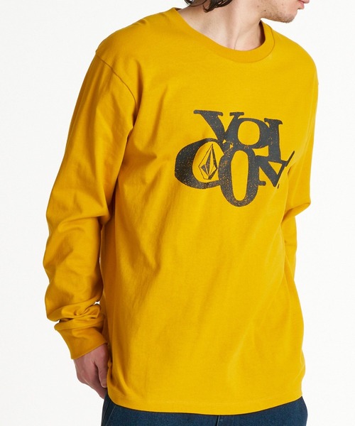 VOLCOM（ボルコム）の「VOLCOM メンズ BURDEN LS ロンT 【2026年秋冬モデル】/ボルコム長袖ロンT（Tシャツ/カットソー・メンズ・マスタード/ホワイト/チャコールグレー・MEDIUM/LARGE/X-LARGE）」の5枚目の写真