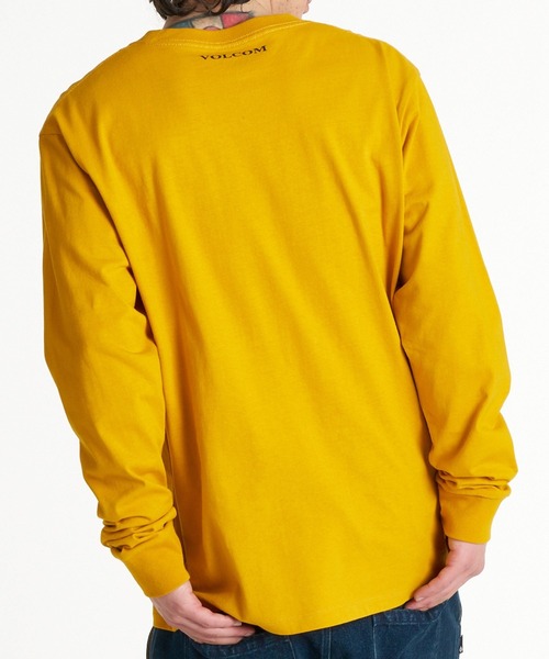 VOLCOM（ボルコム）の「VOLCOM メンズ BURDEN LS ロンT 【2026年秋冬モデル】/ボルコム長袖ロンT（Tシャツ/カットソー・メンズ・マスタード/ホワイト/チャコールグレー・MEDIUM/LARGE/X-LARGE）」の6枚目の写真