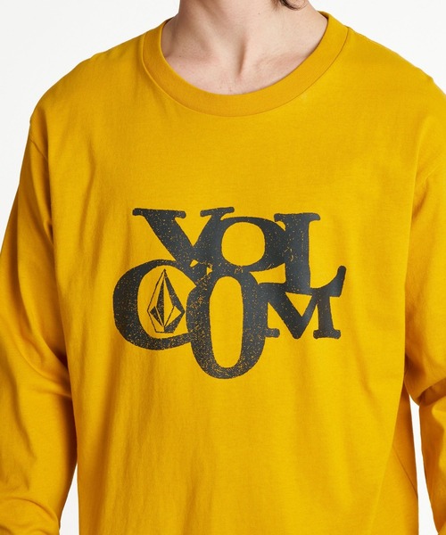 VOLCOM（ボルコム）の「VOLCOM メンズ BURDEN LS ロンT 【2026年秋冬モデル】/ボルコム長袖ロンT（Tシャツ/カットソー・メンズ・マスタード/ホワイト/チャコールグレー・MEDIUM/LARGE/X-LARGE）」の7枚目の写真