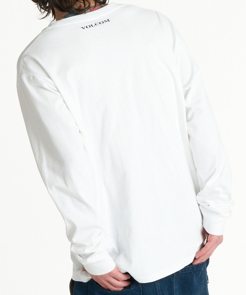 VOLCOM（ボルコム）の「VOLCOM メンズ BURDEN LS ロンT 【2026年秋冬モデル】/ボルコム長袖ロンT（Tシャツ/カットソー・メンズ・マスタード/ホワイト/チャコールグレー・MEDIUM/LARGE/X-LARGE）」の11枚目の写真