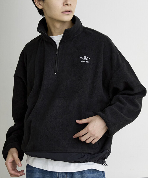 UMBRO(アンブロ)の「UMBRO × PUBLUX/アンブロ 別注 フリース プルオーバー 限定展開(スウェット・メンズ・ブラック/ネイビー/チャコールグレー・MEDIUM/LARGE)」の20枚目の写真